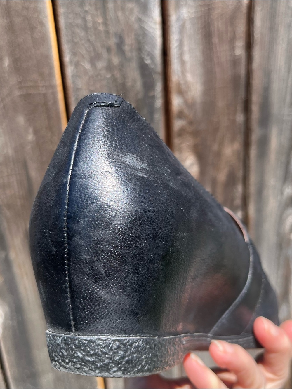 Dansko Lanie Black Burnished Nubuck wedge heels 6907109700 size 40 EU 9/9.5 US - Picture 16 of 17